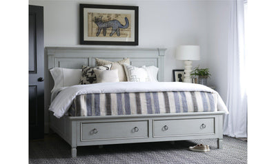 Summer Hill Storage Bed - Grey-Beds-Jennifer Furniture