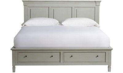 Summer Hill Storage Bedroom Set - Grey-Bedroom Sets-Jennifer Furniture