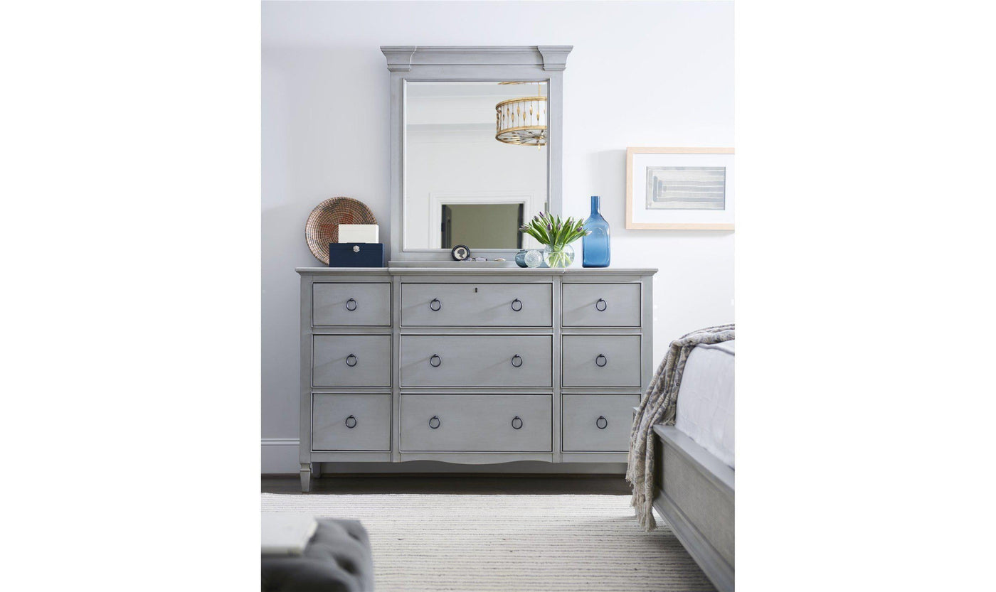 Summer Hill Storage Bedroom Set - Grey-Bedroom Sets-Jennifer Furniture