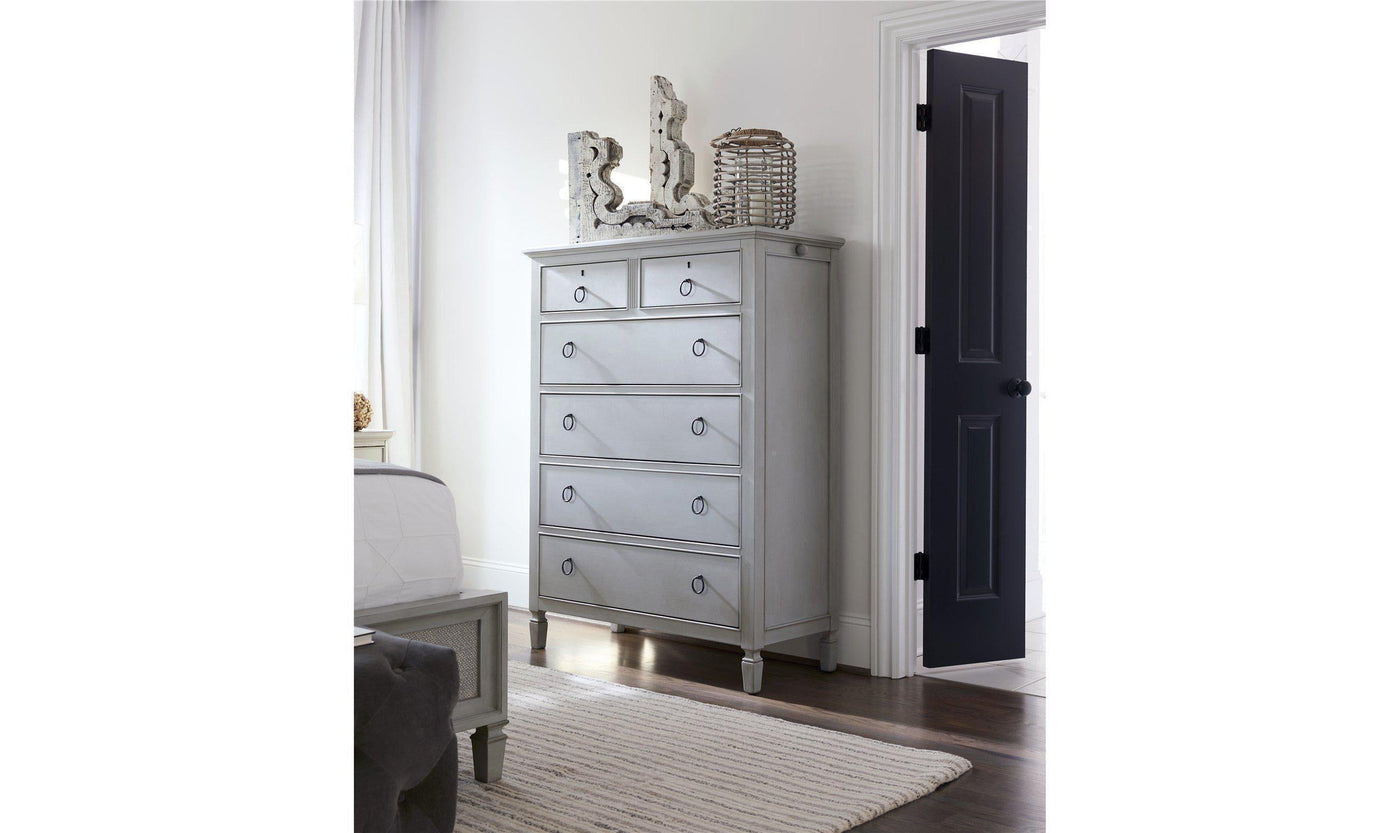 Summer Hill Storage Bedroom Set - Grey-Bedroom Sets-Jennifer Furniture