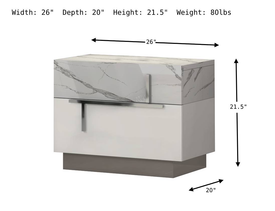 Sunset Nightstand-Nightstands-Jennifer Furniture