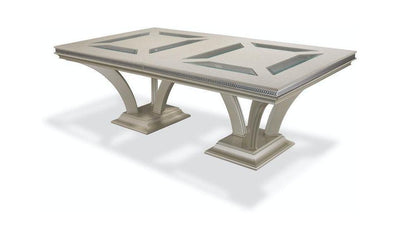 SWANK RECTANGLE DINING TABLE-Dining Tables-Jennifer Furniture