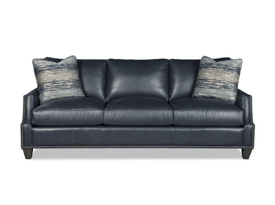 Sylvia Leather Sofa-Sofas-Jennifer Furniture