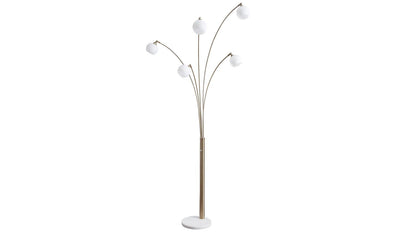 Taliya Metal Arc Lamp (1/CN)-Floor Lamps-Jennifer Furniture