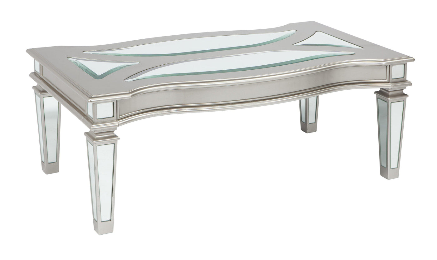 Tessani Rectangular Cocktail Table-Coffee Tables-Jennifer Furniture