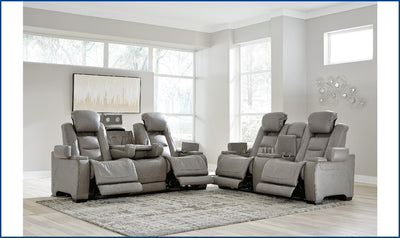 The Man-Den Power-Reclining Living Set-Living Room Sets-Jennifer Furniture