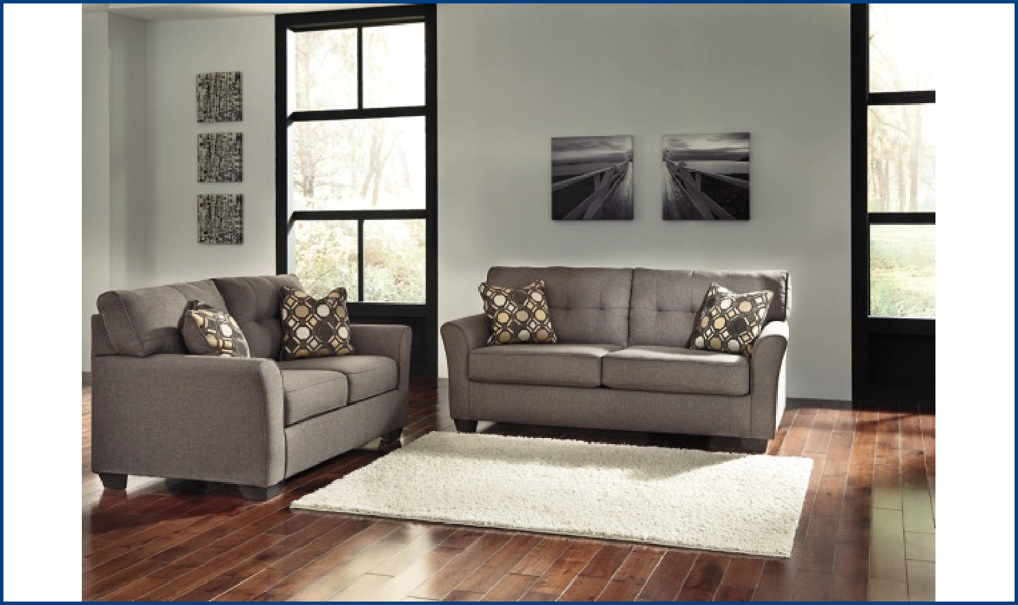 Tibbee Living Room Set-Living Room Sets-Jennifer Furniture