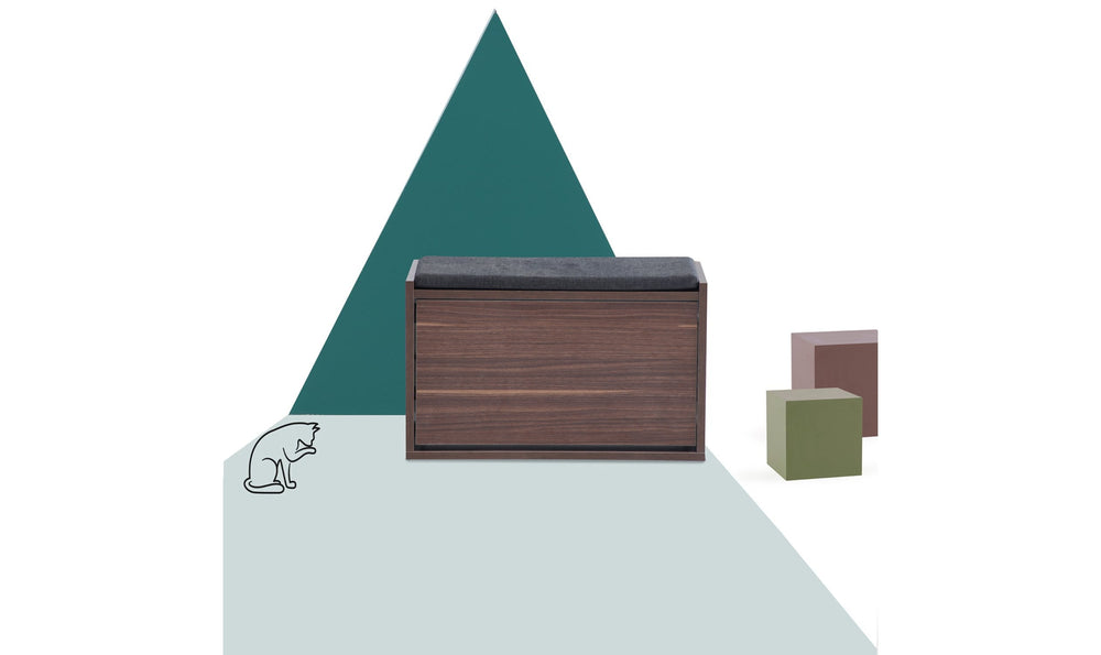 Tona Modern Contemporary Shoe Cabinet with Cushion-Cabinets-Jennifer Furniture