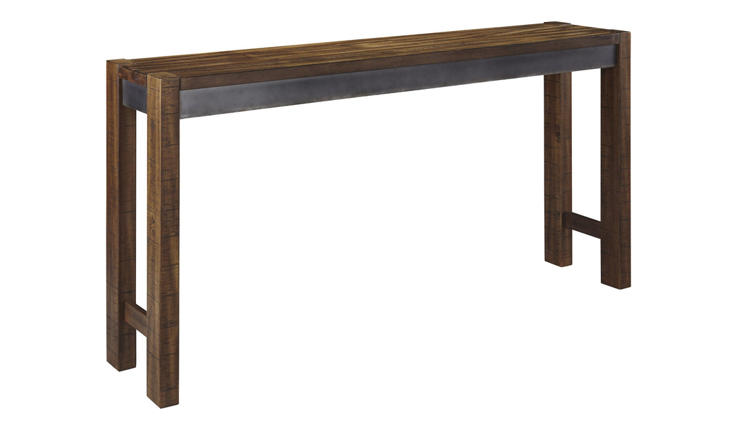 Torjin Counter Ht Dining Table - Brown/Gray-Console Tables-Jennifer Furniture