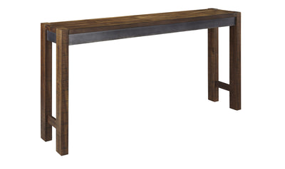 Torjin Counter Ht Dining Table - Brown/Gray-Console Tables-Jennifer Furniture