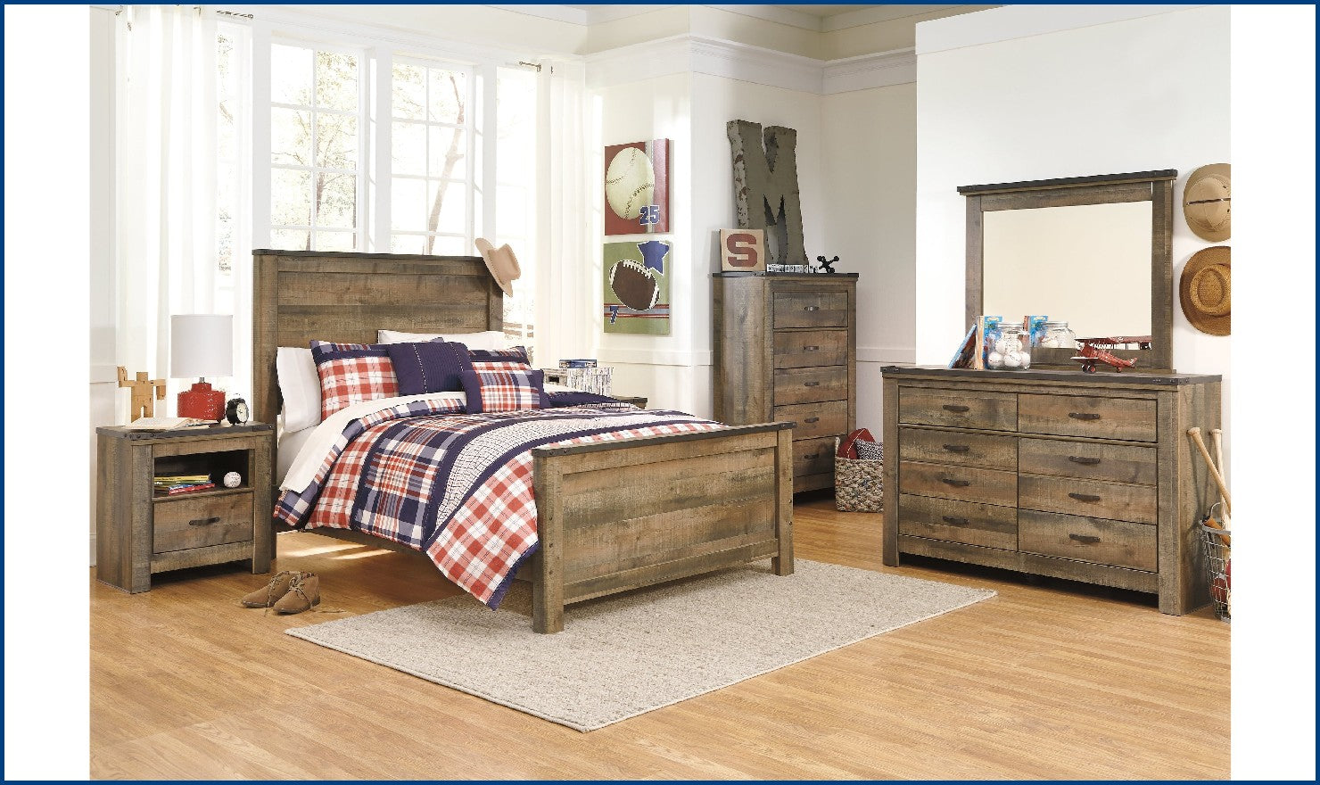 Trinell 5-Drawer Chest-Storage Chests-Jennifer Furniture
