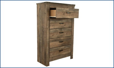 Trinell 5-Drawer Chest-Storage Chests-Jennifer Furniture