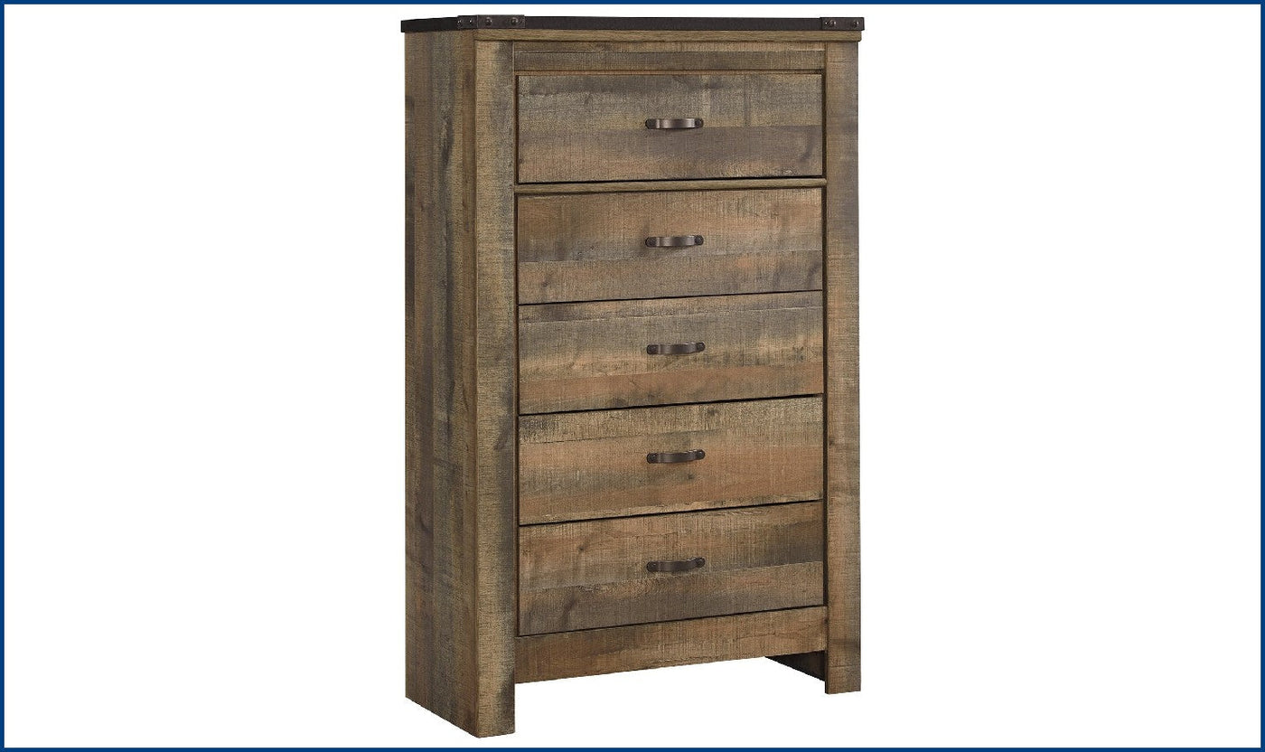 Trinell 5-Drawer Chest-Storage Chests-Jennifer Furniture