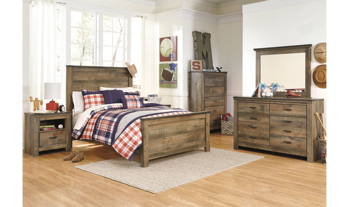 Trinell Full-Size Bedroom Set-Bedroom Sets-Jennifer Furniture