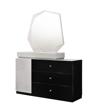 Turin Dresser with Mirror-Dressers-Jennifer Furniture
