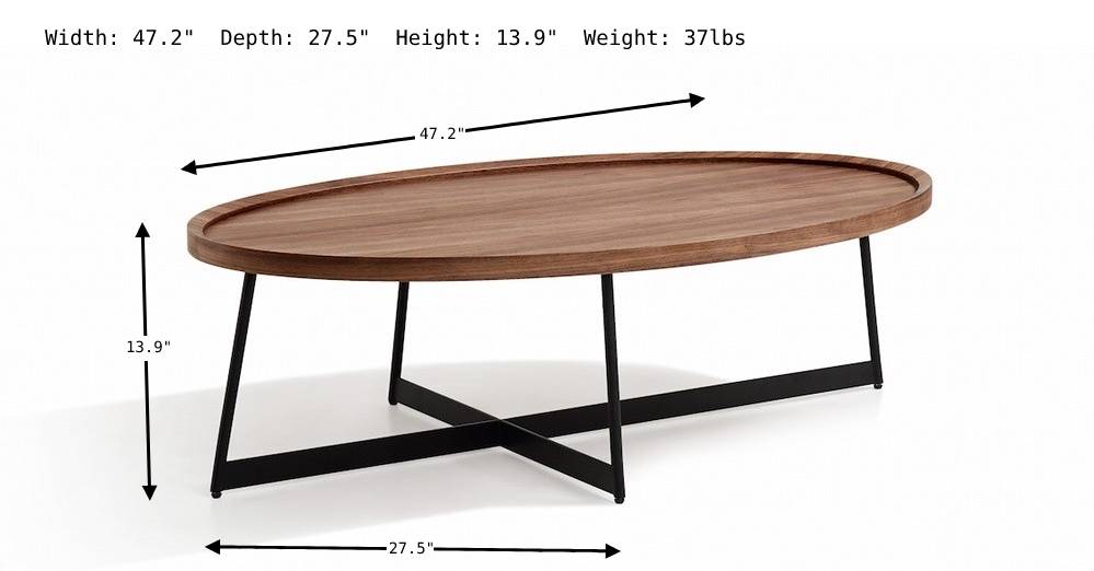 Uptown Coffee Table-Coffee Tables-Jennifer Furniture