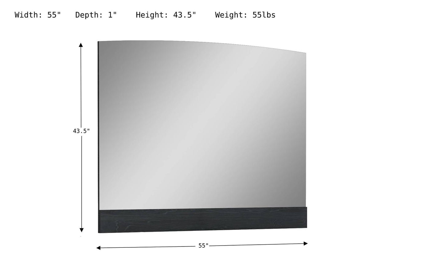 Valentina Buffet Mirror-Mirrors-Jennifer Furniture