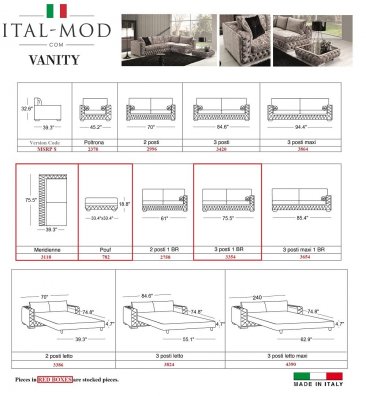 The Vanity Fabric Sectional