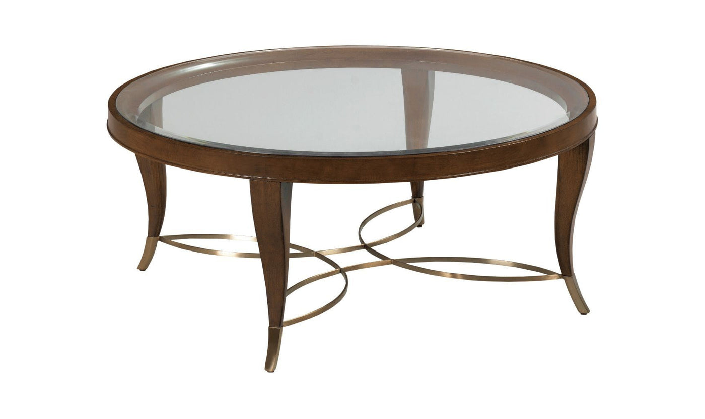 VANTAGE VANTAGE ROUND COFFEE TABLE-Coffee Tables-Jennifer Furniture