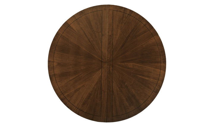 VANTAGE WARNER ROUND DINING TABLE WITH REMOVABLE LEAF-Dining Tables-Jennifer Furniture