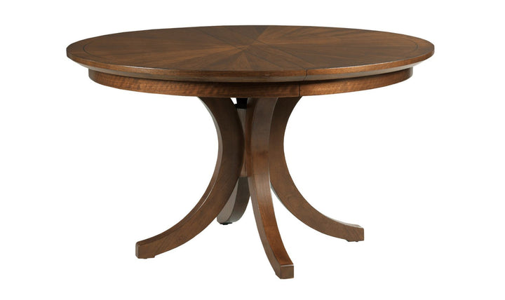 VANTAGE WARNER ROUND DINING TABLE WITH REMOVABLE LEAF-Dining Tables-Jennifer Furniture