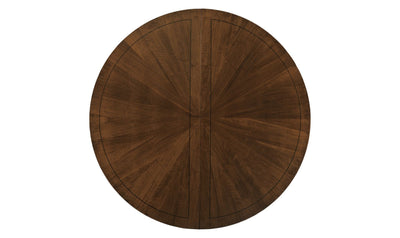 VANTAGE WARNER ROUND DINING TABLE WITH REMOVABLE LEAF-Dining Tables-Jennifer Furniture