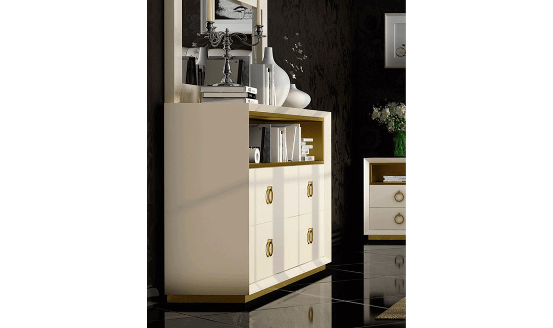 Buy ESF Furniture Velvet Dresser in Cream High Gloss Lacquer Finish Online Jennifer Furniture Buy ESF Furniture Velvet Dresser in Cream High Gloss Lacquer Finish Online Jennifer Furniture