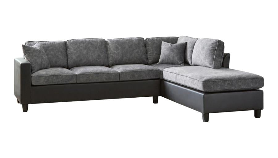 Vinny Sectional-Sectional Sofas-Jennifer Furniture