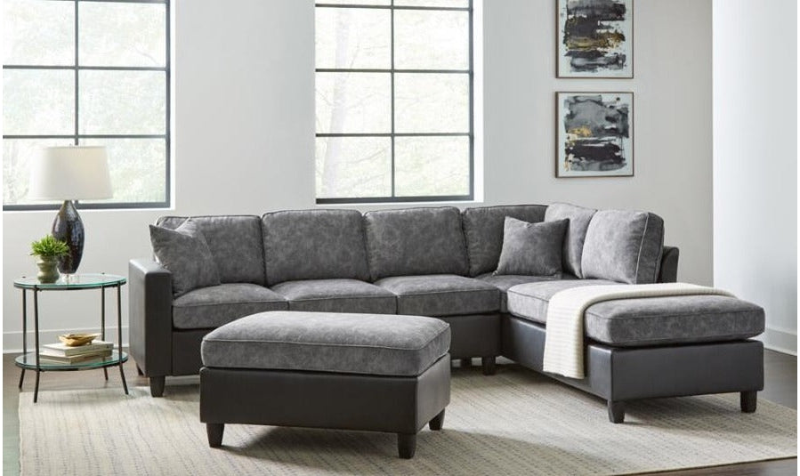 Vinny Sectional Sofa-Sectional Sofas-Jennifer Furniture