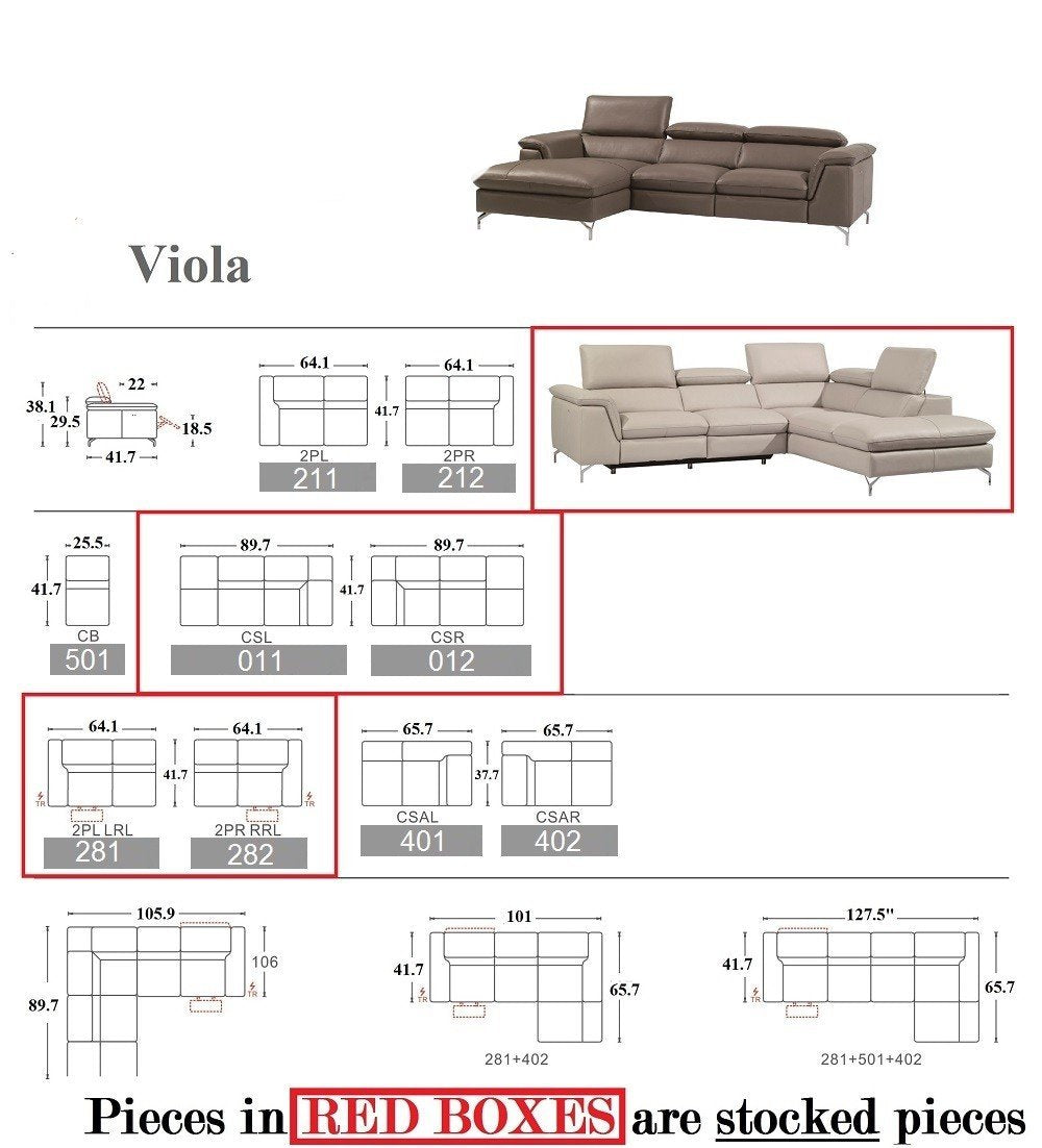 Viola Sectional Sofa-Sectional Sofas-Jennifer Furniture