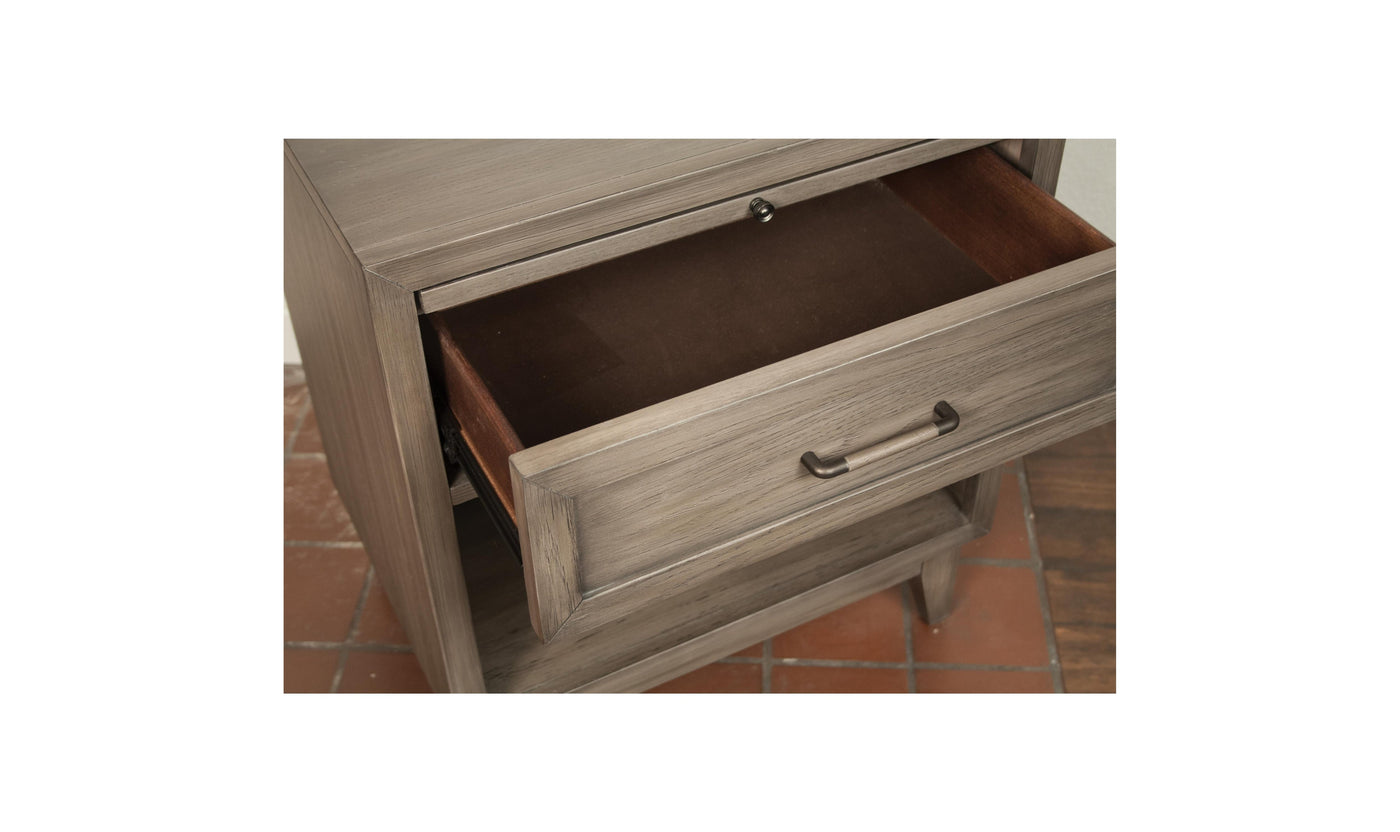 Vogue 1-drawer Nightstand 1-Nightstands-Jennifer Furniture