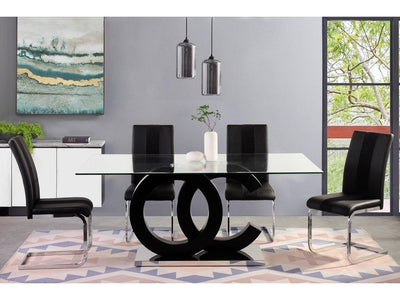 Volutes Dining Table-Dining Tables-Jennifer Furniture