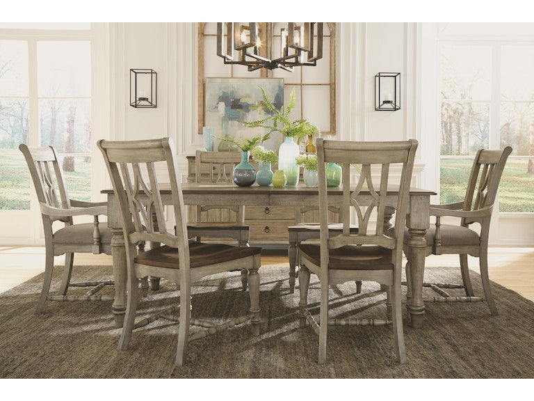 Plymouth Upholstered Arm Dining Chair (2C/N)-Dining Arm Chairs-Jennifer Furniture