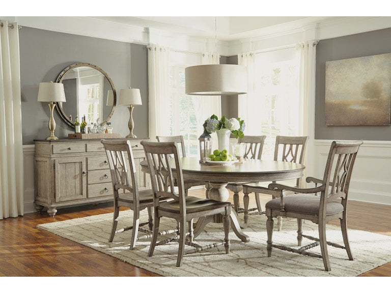 Plymouth Upholstered Arm Dining Chair (2C/N)-Dining Arm Chairs-Jennifer Furniture