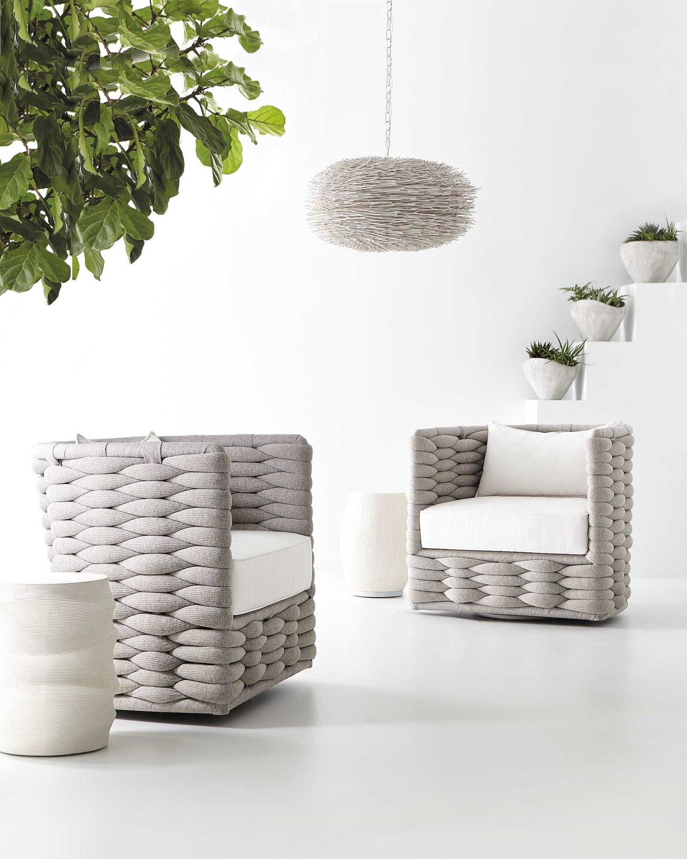 Wailea Swivel Chair-Swivel Chairs-Jennifer Furniture
