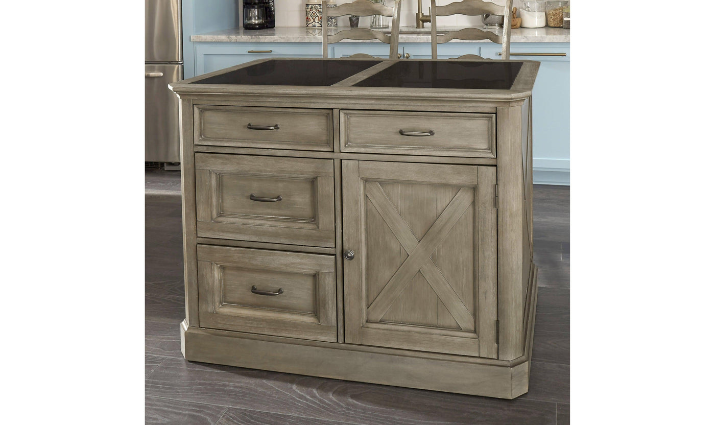 Walker 3 Piece Kitchen Island 7 Set by homestyles-Cabinets-Jennifer Furniture