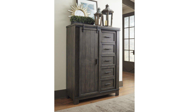 Warewood Sliding Door Chest-Storage Chests-Jennifer Furniture