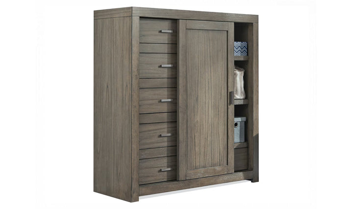 Warewood Sliding Door Chest-Storage Chests-Jennifer Furniture