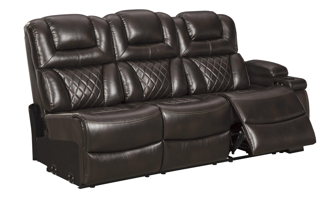 Warnerton Right Arm Facing Power Reclining Sofa-Sectional Pieces-Jennifer Furniture