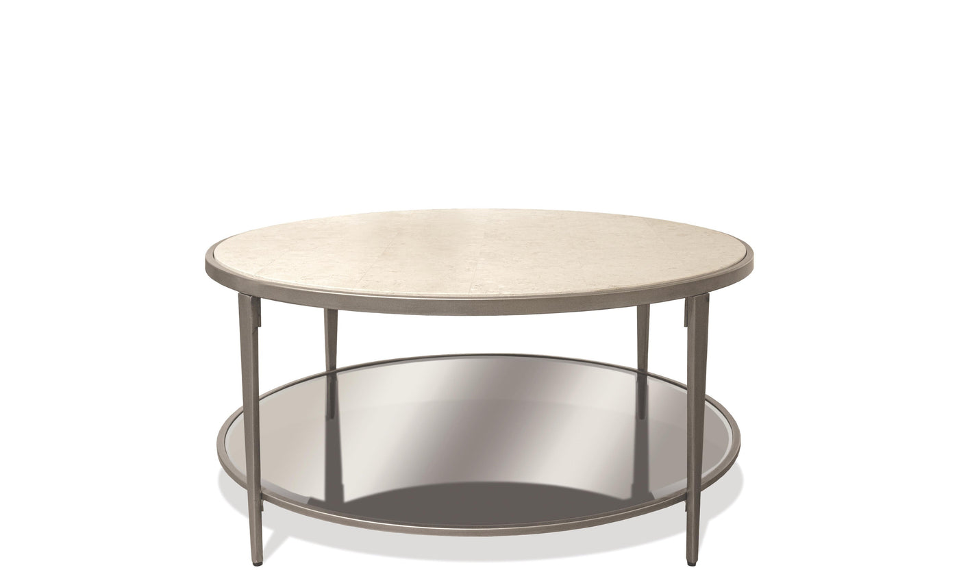 Wilshire Round Cocktail Table-Coffee Tables-Jennifer Furniture