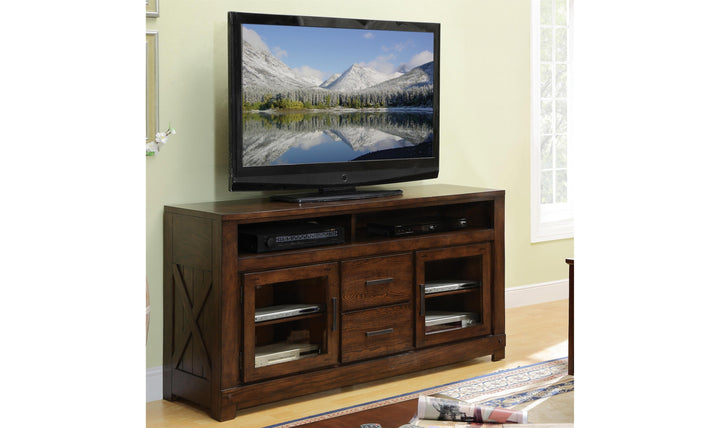 Windridge Tv Console-glass Door-Tv Units-Jennifer Furniture