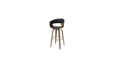 WOOD SWIVEL BAR STOOL-Barstools-Jennifer Furniture