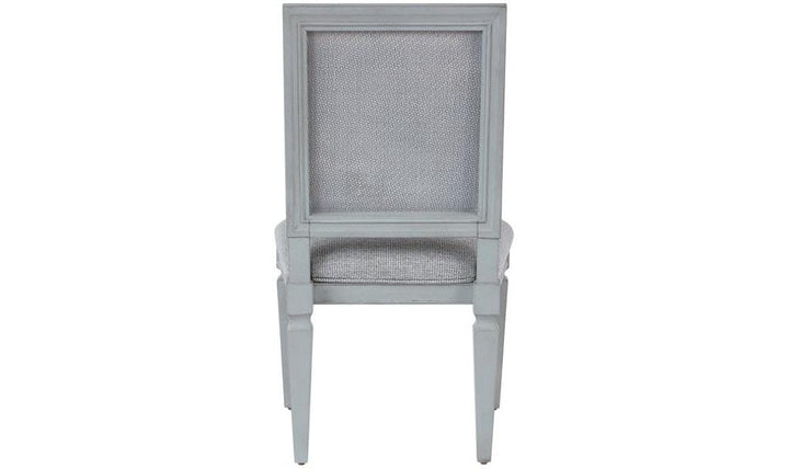 Woven Accent Side Chair - GREY-Accent Chairs-Jennifer Furniture