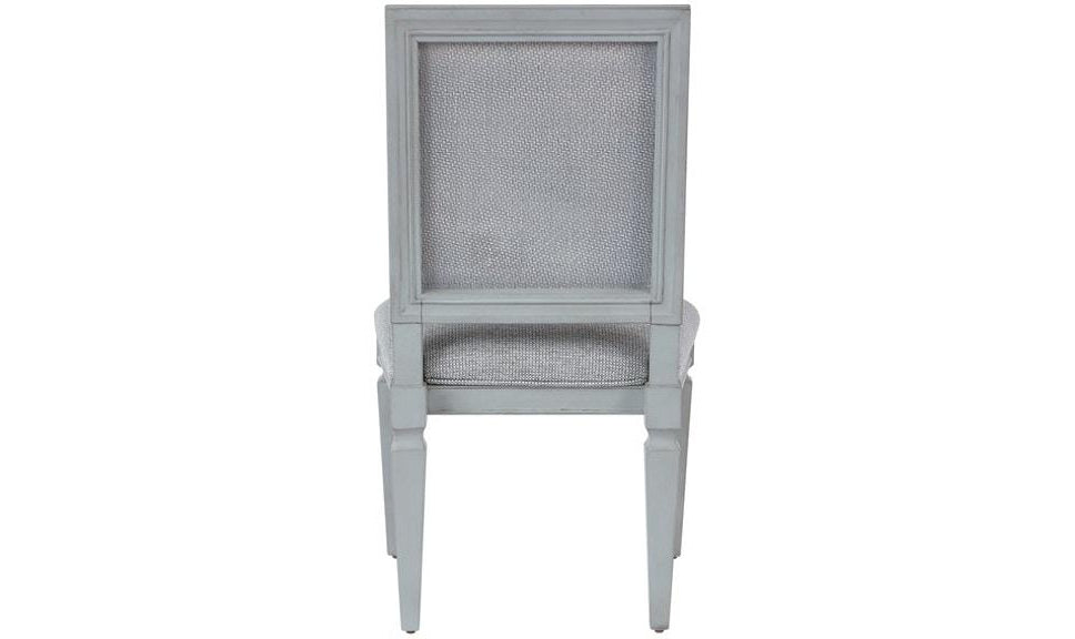 Woven Accent Side Chair - GREY-Accent Chairs-Jennifer Furniture