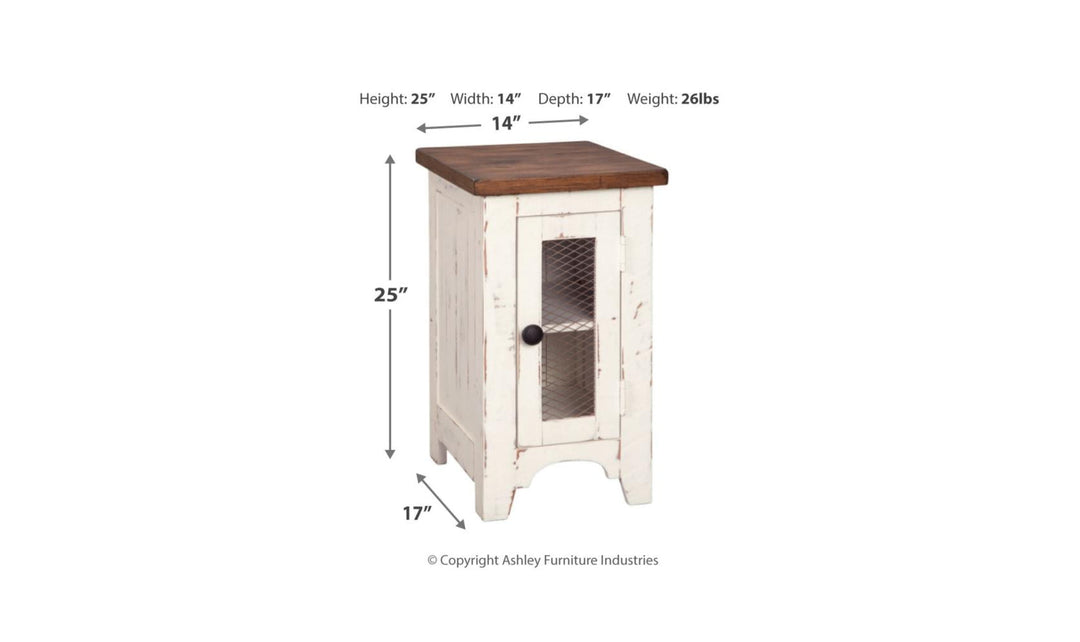Wystfield Chair Side End Table-End Tables-Jennifer Furniture