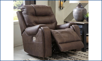 Yacolt Power Recliner-Recliner Chairs-Jennifer Furniture