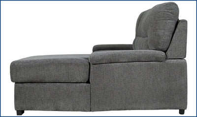 Yantis Sleeper Sectional Chaise-Sectional Sleeper Sofas-Jennifer Furniture