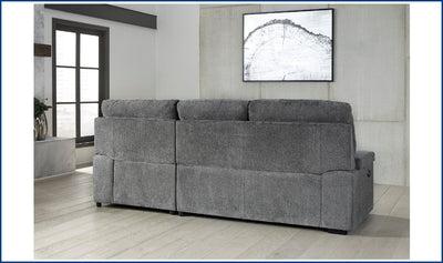 Yantis Sleeper Sectional Chaise-Sectional Sleeper Sofas-Jennifer Furniture