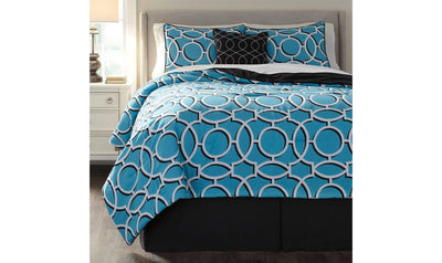 Zinger Comforter Set-Beddings-Jennifer Furniture